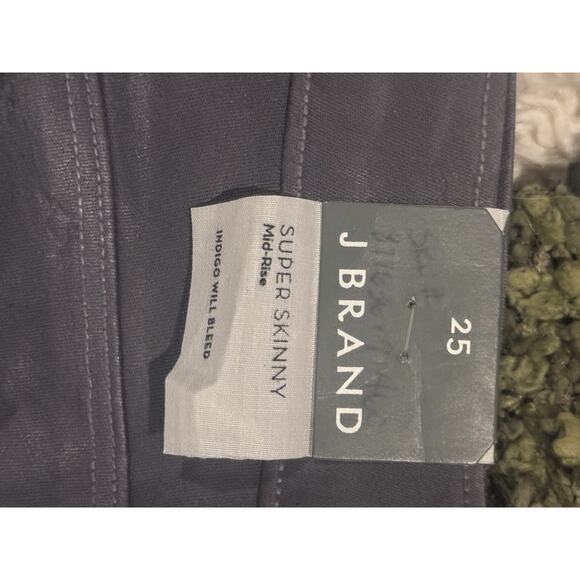 NEW J Brand Womens Eco Wash Selena Mid Rise Crop Boot Mason Jeans Stretch 25 - Picture 7 of 7